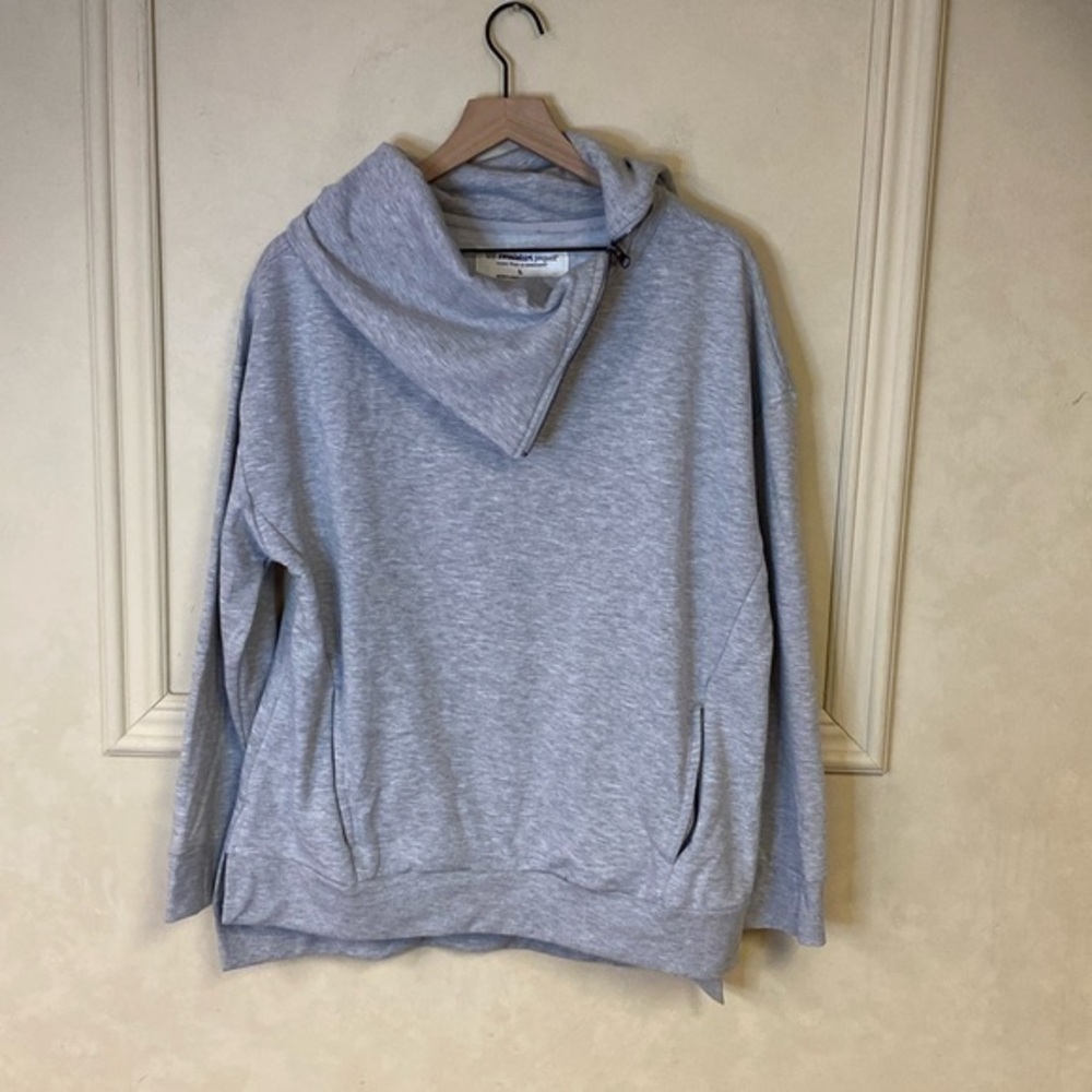 New! The Sweatshirt Project Heather Gray pullover sweatshirt size Large